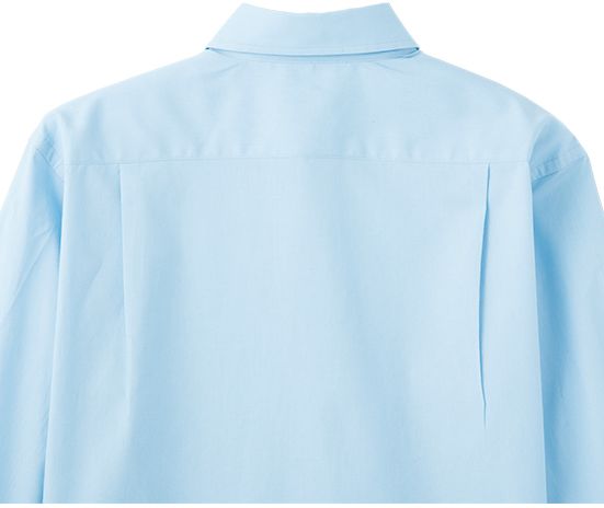 動きやすさを追求した後ろ両サイドのタックは、バックプリントを入れても邪魔になりません。